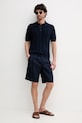 United Colors of Benetton pantaloni scurți din in 4AGHU900Z bleumarin SS25
