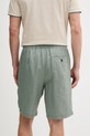 Îmbrăcăminte United Colors of Benetton pantaloni scurți din in 4AGHU900Z verde