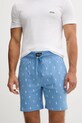 Pamučne kratke hlače Polo Ralph Lauren pletivo plava 714965505