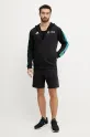 Βαμβακερό σορτσάκι adidas ALL SZN IX1247 μαύρο SS25