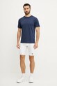 adidas Performance pantaloni scurți de antrenament Techfit IW5838 alb SS25