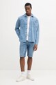 Džínové šortky Pepe Jeans SLIM GYMDIGO SHORT TRACK PM801075HV1 modrá SS25