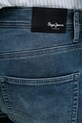 Pepe Jeans farmer rövidnadrág SLIM GYMDIGO SHORT TRACK sötétkék PM801075UI5