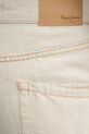 Pepe Jeans szorty jeansowe BERMUDA SHORT ECRU beżowy PM801172