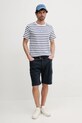 Pepe Jeans pantaloni scurti GYMDIGO FIVE POCKETS CARGO SHORT PM801177 bleumarin SS25
