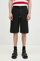 Джинсовые шорты ICECREAM Canvas Carpenter Shorts хлопок чёрный ICW002