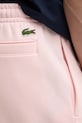 Bombažne kratke hlače Lacoste roza GH0990