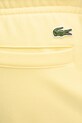 Lacoste pantaloni scurti din bumbac galben GH0990