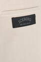 Шорти з домішкою льону Iceberg бежевий D080.0140