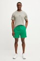 adidas pantaloni scurți din bumbac ALL SZN JI6417 verde SS25