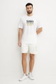 adidas szorty bawełniane ALL SZN CB Colorblock JN9483 beżowy SS25