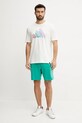 Бавовняні шорти adidas ALL SZN CB Colorblock JN9485 зелений SS25
