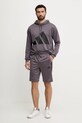 adidas pantaloni scurți JI8801 gri SS25