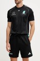 adidas pantaloni scurti din bumbac x Mercedes tricotaj negru JV5429