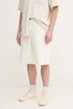 Бавовняні шорти American Vintage бежевий MJOZ09AE25