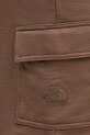 Pamučne kratke hlače The North Face smeđa NF0A8C2Z1OI1
