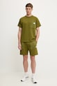 The North Face szorty Terry Regular NF0A8C29PIB1 zielony SS25