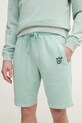 Бавовняні шорти ZADIG&VOLTAIRE бірюзовий JMBS00005.24W.305