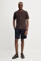 Lněné kraťasy ZADIG&VOLTAIRE WMBS01061.404 námořnická modř SS25