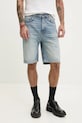 Jeans kratke hlače HUGO Bombaž modra 50537709