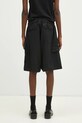 Clothing Y-3 shorts Washed Twill Shorts JD3521 black