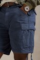 Памучен къс панталон Polo Ralph Lauren Cargo син 710963362