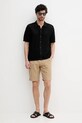 Lindbergh pantaloni scurți din amestec de in 30.505020.SAND verde SS25