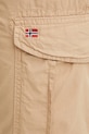 Βαμβακερό σορτσάκι Napapijri Noto 2.0 μπεζ NP0A4HOQN1Q1