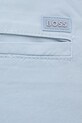 BOSS Orange chino šortky pánské bavlněné s elastanem modrá 50536723
