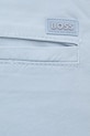 BOSS Orange chino šortky pánské bavlněné s elastanem modrá 50536723
