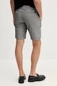 Îmbrăcăminte BOSS Orange pantaloni scurți din amestec de in 50536874 gri