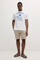 Guess pantaloni scurți ANGELS M5GD13.WH4BA bej SS25