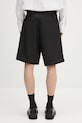 Îmbrăcăminte Samsoe Samsoe pantaloni scurți din in SAMANDLA M25100074 negru