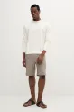 Calvin Klein szorty K10K114064 beżowy SS25