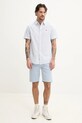 Superdry pantaloni scurți M7110397A.6NN albastru SS25