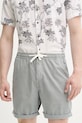 Superdry pantaloncini in cotone tessuto grigio M7110479A.05Q