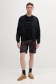 Kraťasy Alpha Industries Crew Short 176203 fialová SS25