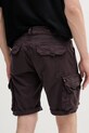 Odzież Alpha Industries szorty Crew Short 176203 fioletowy