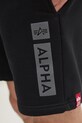 Alpha Industries pantaloni scurti Alpha PP Short negru 146365