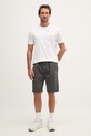 Alpha Industries szorty męskie bawełniane Basic Cotton Shorts 156262 szary SS26