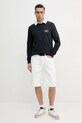 Calvin Klein Jeans szorty jeansowe J30J327224 biały SS25