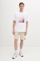 Βαμβακερό σορτσάκι Calvin Klein Jeans J30J327248 μπεζ SS25