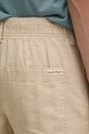 Calvin Klein Jeans pantaloncini in lino misto J30J327300 beige