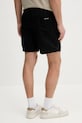 Îmbrăcăminte Calvin Klein Jeans pantaloni scurți din amestec de in J30J327300 negru