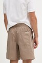 Ρούχα Βαμβακερό σορτσάκι Calvin Klein Jeans J30J327375 καφέ
