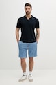 Calvin Klein Jeans szorty jeansowe J30J327506 niebieski SS25