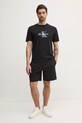 Σορτς Calvin Klein Jeans J30J327246 μαύρο SS25