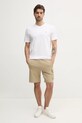 Bavlnené šortky Calvin Klein Jeans J30J327284 zelená SS25