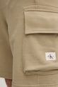 Calvin Klein Jeans szorty bawełniane zielony J30J327284