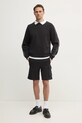 Хлопковые шорты Calvin Klein Jeans J30J327284 чёрный SS25